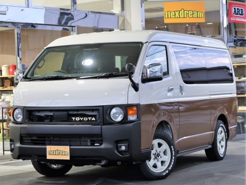 flexdream ハイエース三郷店 ハイエースワゴン ４ＷＤ　ＧＬ　【丸目FD-classic】完成いたしました。